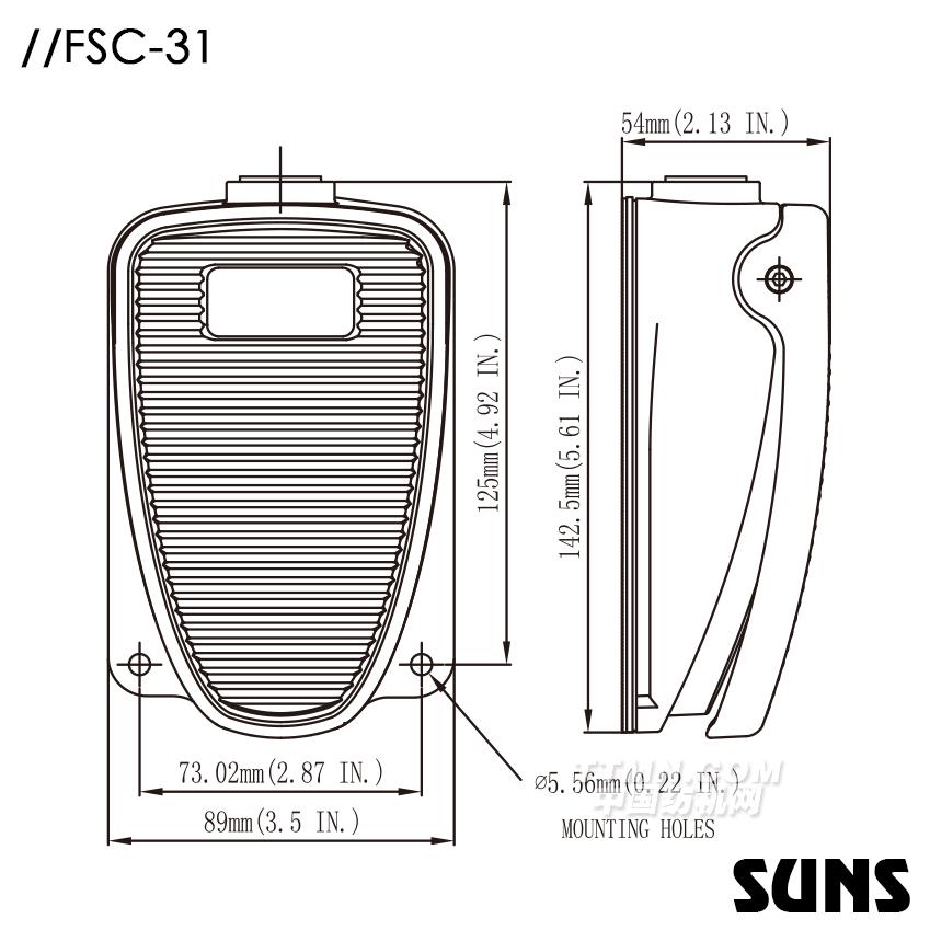 SUNS美國三實(shí)工業(yè)腳踏開關(guān)FSC-31-20-C 中型腳踏開關(guān) 鋁合金外殼腳踏開關(guān)